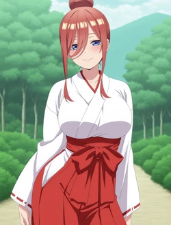 [ANIPAI] Miku Nakano - Quintessential Quintuplets [180 pics / Full Set] (Patreon) [AI Generated]
