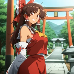 [Kimochiii] 🧡 Hakurei Reimu | Touhou Project | Full Set [AI Generated]