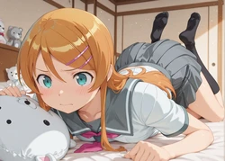[アトリエくろてふ💞+👣] 過去作 Kirino Kosaka (Oreimo / My Little Sister Can't Be This Cute) [264P] [AI Generated]