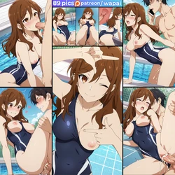 [wapai] Kyouko Hori (Swimsuit) 堀 京子 [AI Generated] 作品封面