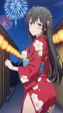 [AIAnArt] Yukinoshita Yukino (Kimono) [AI Generated]