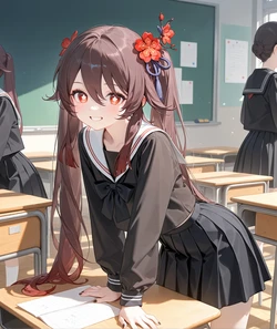 [misoya]-JK胡桃-[这期神了-神在哪里？神在原后面-胡桃]-(AI Generated)