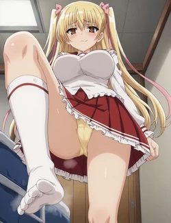 [アトリエくろてふ👣] footjob 旧作 Riko Mine (Aria the Scarlet Ammo / Hidan no Aria) [114P] [AI Generated]
