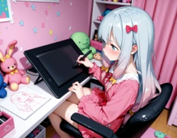 [Zariel] Sagiri (AI Generated) 作品封面
