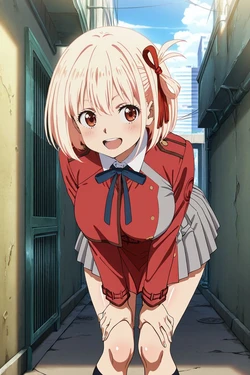[minakaze] Chisato Nishikigi - Uniform (Lycoris Recoil) [AI Generated] 作品封面