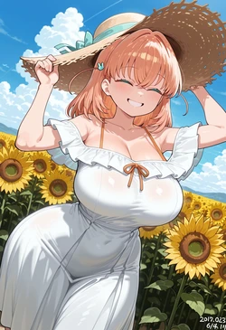 [Nankoai] Kaho Hinoshita-日野下 花帆-req-sundress-bus.stop-outdoors-rain- (Patreon) [AI Generated] 作品封面