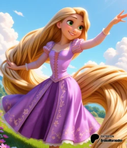 Rapunzel ( Tangled ) - DrakoMarauder [AI Generated]