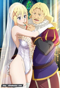 [Ditto Seeker] WED - Darkness & Barnes (KonoSuba) The Crusader's Wedding Vows and Passionate Honeymoon! [AI Generated]