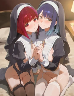 [Oishi Okaze] kana&akane [AI Generated] 作品封面