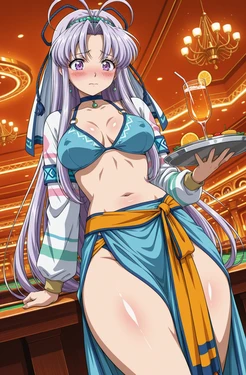 [Kotris] Belly Dancer Shaolin (REQUEST PART 2) 🤍🤍 [AI Generated]
