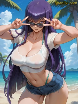 [FryTime] Busujima Saeko - Highschool of the Dead [AI Generated] 作品封面