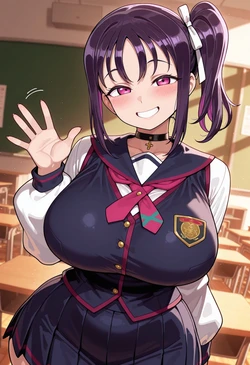 [nankoai] Sarah Kazuno-鹿角聖良-req-uniform-gold.bikini-bathroom- (Patreon) [AI Generated]