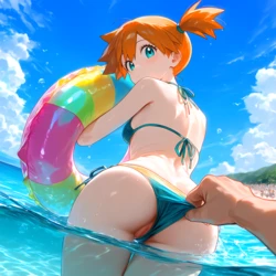 Snapshot LewdShores_poke girls tits and waves1 [AI Generated] 作品封面