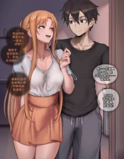 [AbbyLock] Asuna gets corrupted while Kirito just plays VR [Chinese] [AI Generated]