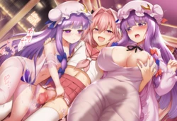 ムチムチとうすほそパチュリー❤ [AI Generated]