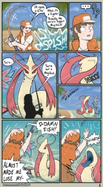 [ArkailArt] Caught A Noodle Fish!