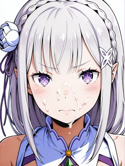 TonyAI(Re:Zero Emilia+Lesbian orgy) [AI Generated]