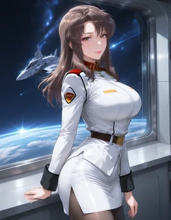 [ぱられるの世界] Murrue Ramius - Spaceship Play (Patreon) (AI Generated)