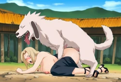 [Ribe-san] Tsunade x Akamaru (2026-05-31) [AI Generated]