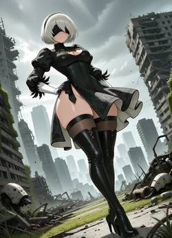 [MaxelArtDesign] 2B | NieR Automata 204p (Patreon) [AI Generated] 作品封面