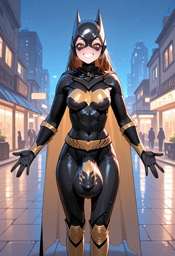 [Nazramath] Batgirl - Futanari [AI Generated]