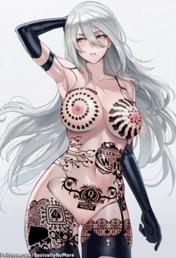 [BasicallyNoMore] A2 Blacked (Patreon) [AI-generated] 作品封面