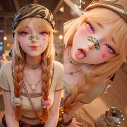 【可以色色18+】王者荣耀 《农一夏》CG女主 肏孕 [AI Generated] 作品封面