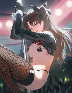 [Oishi Okaze] Rin_Tohsaka [AI Generated] 作品封面