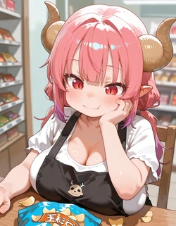 [炬燵-Kotatsu-]Jealous Ilulu-chan attacks Taketo in a sexy outfit. (Patreon) [AI Generated]