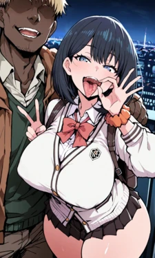 [NTR＆BBC ERION] 【グリッドマン】 Takarada Rikka bitch (Patreon)  [AI Generated]
