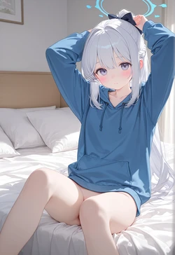 [misoya]-宫子进里站，早已成习惯-卫衣+浴衣-[宫子-碧蓝档案]- [AI Generated]