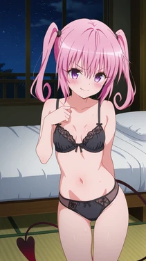 [AIAnArt] Nana Asta Deviluke (Lingerie) [AI Generated] 作品封面