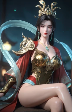 [AI Generated]完美世界 黄金葬士荤素 作品封面