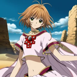 [StarGoblin／StarcreamsGhost] Princess Sakura (Tsubasa: Reservoir Chronicle) [AI Generated]