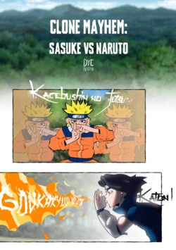 [Dye Potato] CLONE MAYHEM - Sasuke VS Naruto [Eng]