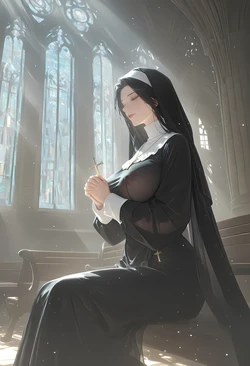 [ManAI] 轻熟风 圣女的接待1~軽熟風 聖女の迎賓式1 [AI Generated] 作品封面