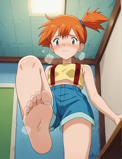 [アトリエくろてふ👣] footjob 旧作 Misty / Kasumi (Pokémon / Pokemon / Pocket Monsters) [153P] [AI Generated]