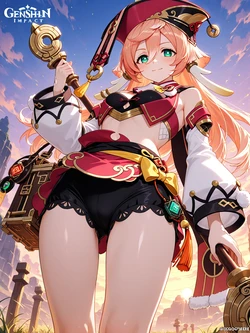 (TheKing) Yanfei [AI Generated] 作品封面