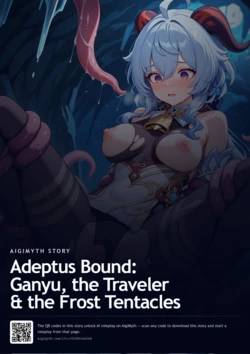 [Reupload ]Adeptus Bound: Ganyu, the Traveler & the Frost Tentacles [AI Generated]