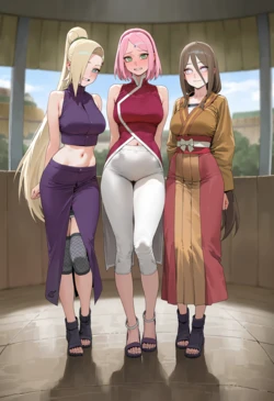 [thxxx59] NARUTO sakura x ino x hanabi x naruto Uncensored FULL (Patreon) [AI Generated]