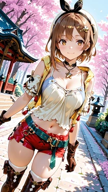 [AI Generated] 錬金術師と桜