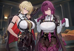 [ItGirlWaifu/cMonster] 260924 [ZZZ Honkai] Evelyn Kafka 2vs2 BWC [WISE CAELUS] 172p (Patreon) [AI Generated]
