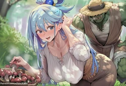 [xDomiKami] Konosuba - My Orc Husband is a Beast At Night (210pg) (Patreon) [AI Generated]