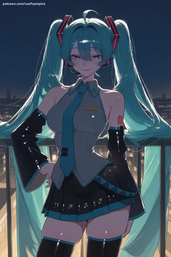 [Waifu Empire] Hatsune Miku [AI Generated] 作品封面