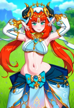 [Creamy_AI] Nilou X Aether [AI Generated] 作品封面