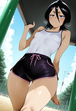 [Revi AI Art] An unexpected walk with Kuchiki Rukia - Bleach [AI Generated]