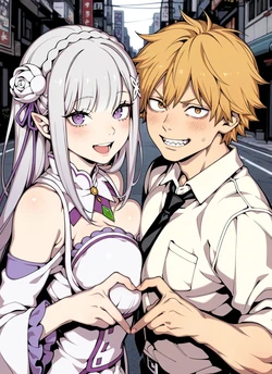 [Tiroil] Netorare. Crossover. Drunk Subaru [Fishine Style] [AI Generated]