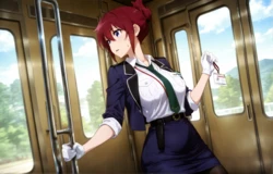 [spreeds] [AI Generated] 櫻井葵 RAIL WARS! 作品封面