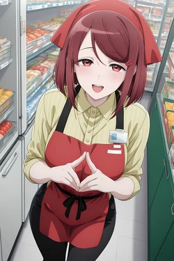 [Ryo!] Yamada - Smoking Behind the Supermarket with You 297P [AI Generated] 作品封面