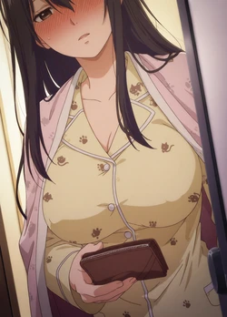 [Pixiv] SagiAsa (93560678) - Pizza Delivery and G-Cup Without a Bra [AI Generated]